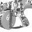Combat Shotgun AA-12 Round Drum Magazine Modèle 3D