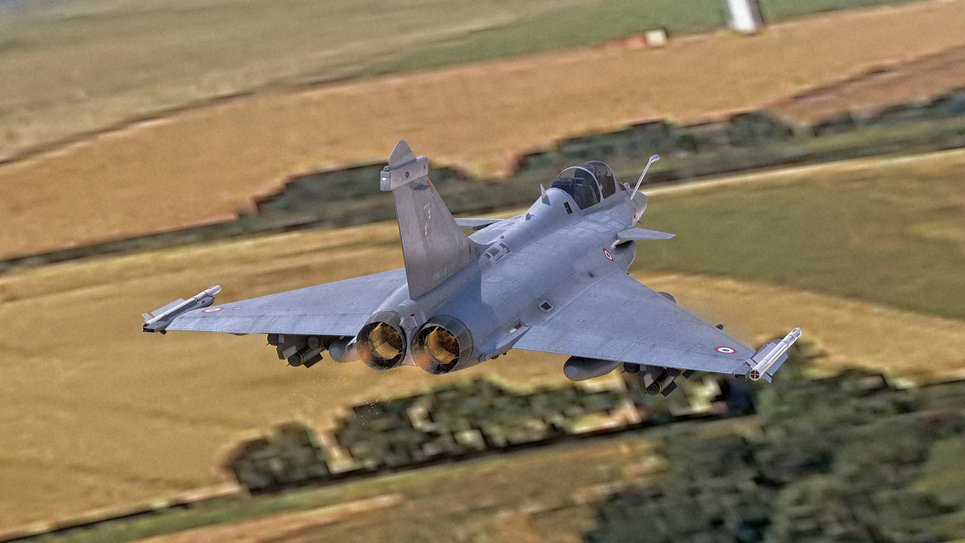 Dassault Rafale B - Fully Rigged - Textured 3D model https://p.turbosquid.com/ts-thumb/Cl/H5ynuB/RQ/b9/jpg/1719842748/1920x1080/fit_q87/9d2bb71e3d1f2fc400b693d28d676c027c2fc145/b9.jpg