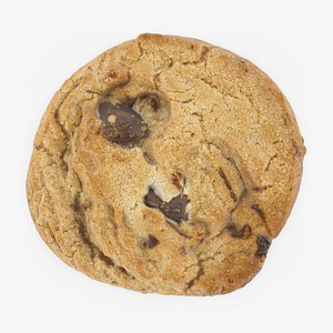 Chocolate Chip Cookie 02 3D model