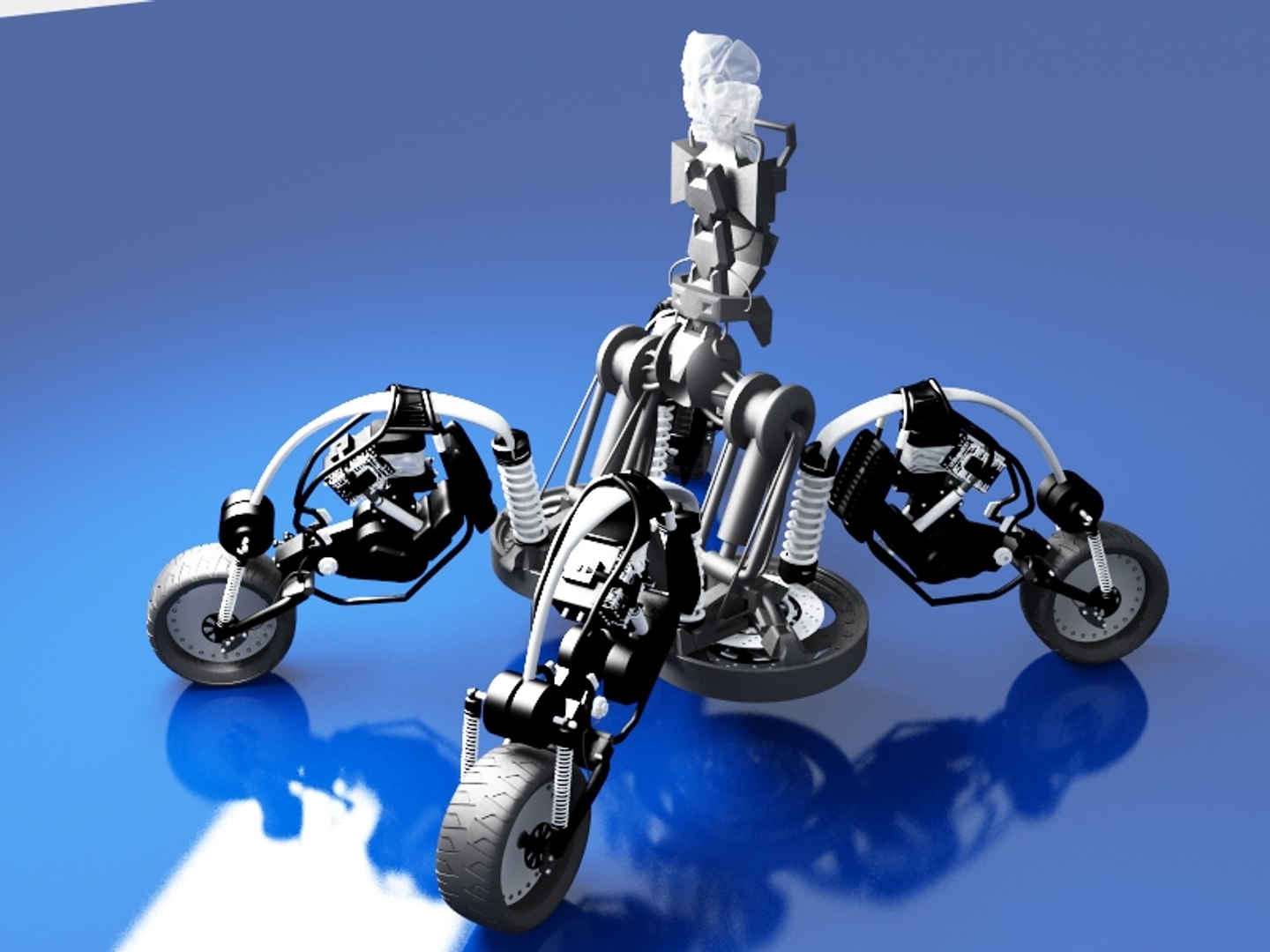 3d Max Cyborg Mashine