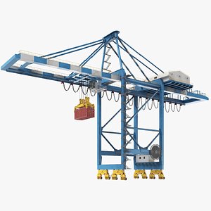 Detailed Gantry Crane