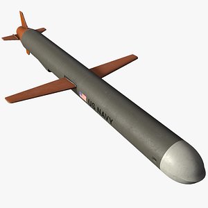 3D model ready tomahawk cruise missile