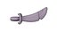 3D Cartoon Sword
