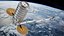 ISS Module Cygnus Spacecraft with Canadarm 3D model