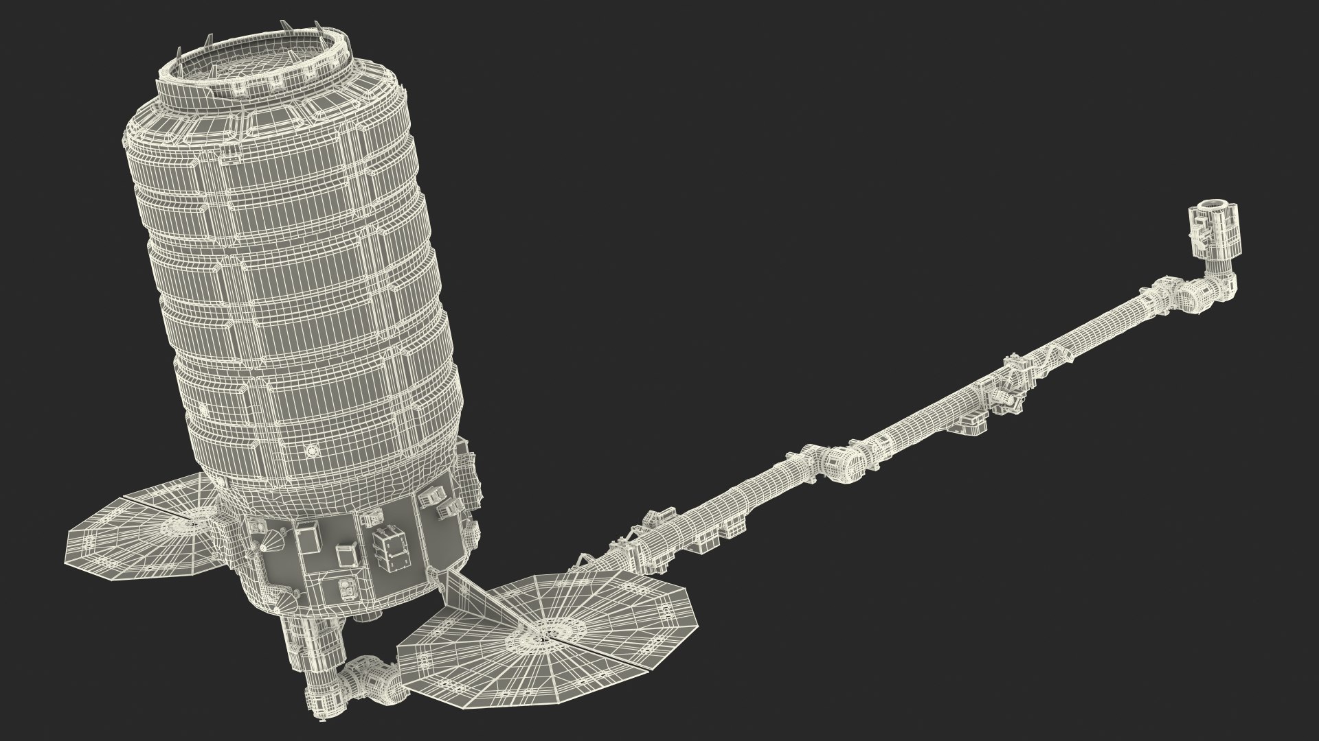 ISS Module Cygnus Spacecraft with Canadarm 3D model https://p.turbosquid.com/ts-thumb/Cl/XOZ5PK/A4/issmodulecygnusspacecraftwithcanadarm3dmodel039/jpg/1644572457/1920x1080/fit_q87/904eda6623c45107df8e0d6018a6b1a4119ca23f/issmodulecygnusspacecraftwithcanadarm3dmodel039.jpg