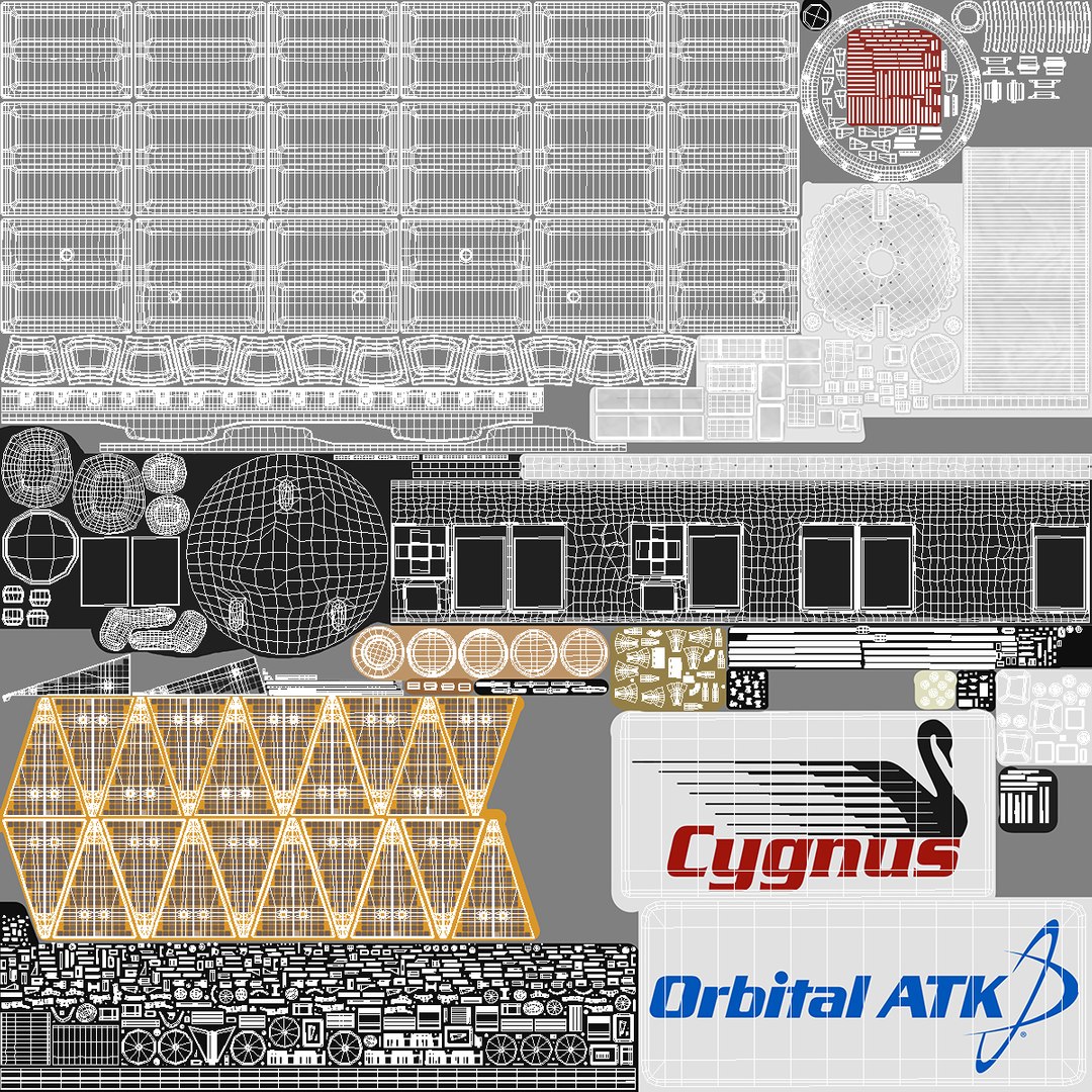 ISS Module Cygnus Spacecraft with Canadarm 3D model https://p.turbosquid.com/ts-thumb/Cl/XOZ5PK/On/issmodulecygnusspacecraftwithcanadarm3dmodel032/jpg/1644572440/1920x1080/fit_q87/2291dd4dfbafe1c360acfc18d2e72c3e9a3af502/issmodulecygnusspacecraftwithcanadarm3dmodel032.jpg