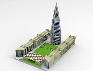 3D model Al Faisaliyah Center Riyadh  High Quality 3D Model