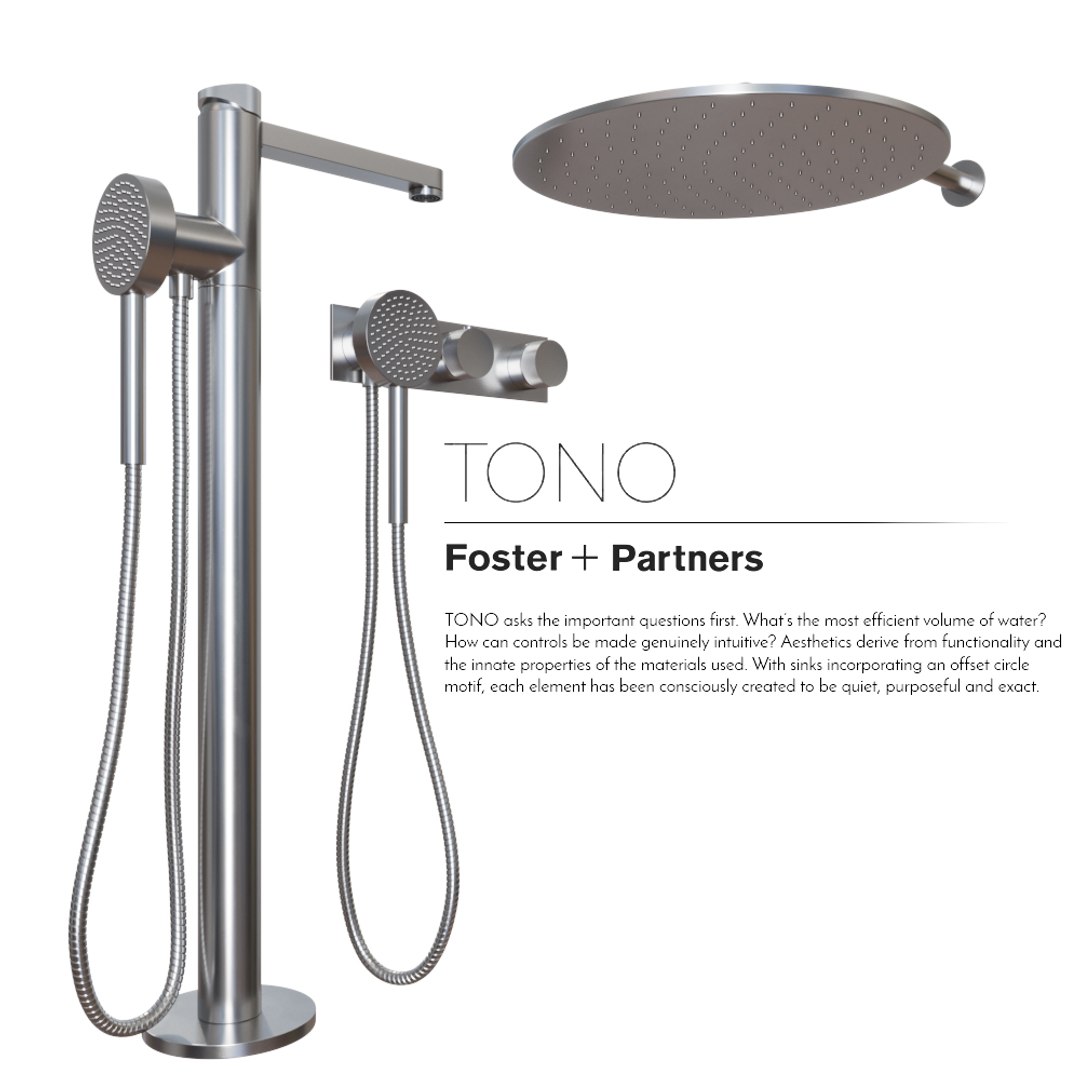 Faucets Tono Foster Partners 3D Model - TurboSquid 1210828