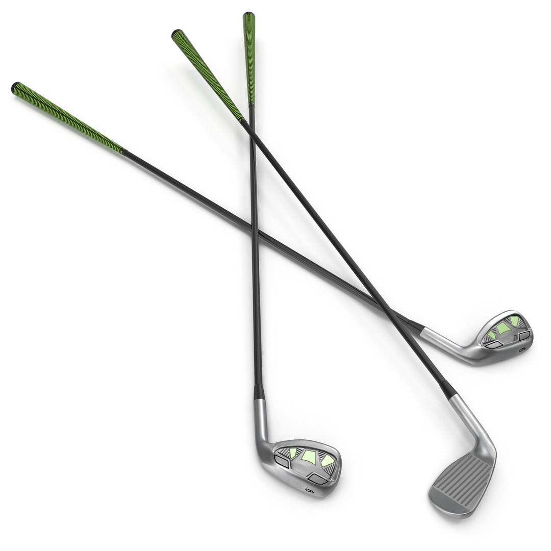9 Iron Golf Club 3D model preview
