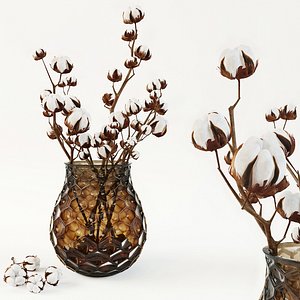 cotton vase 3d model