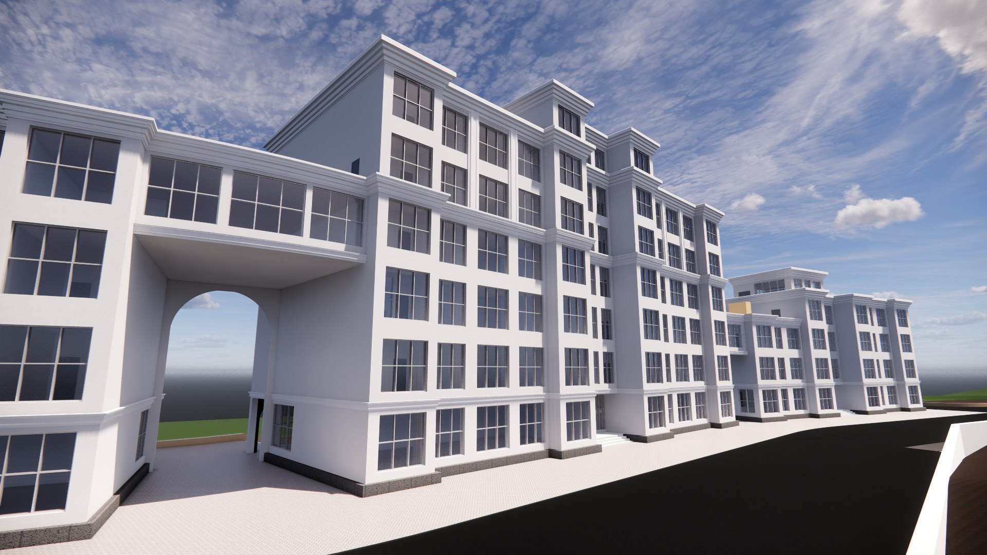 Residential Complex 3D Model - TurboSquid 2306381