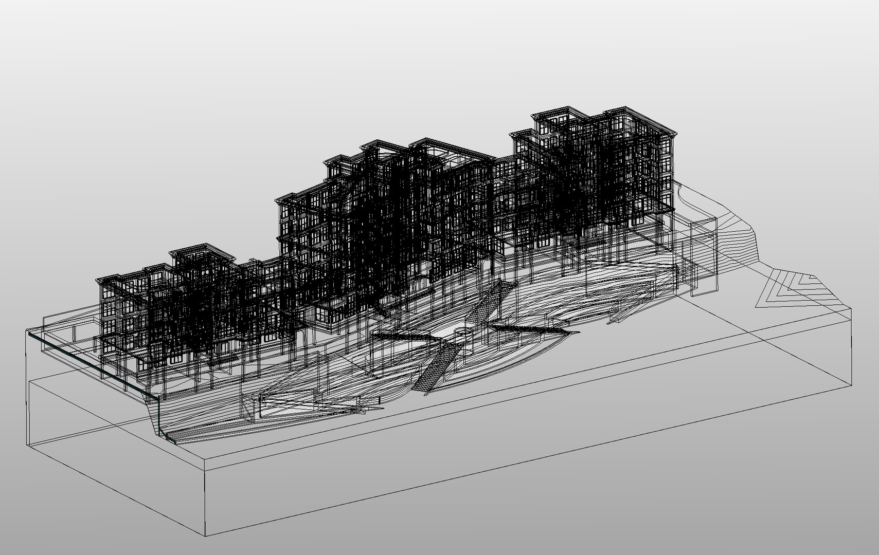 Residential Complex 3D Model - TurboSquid 2306381