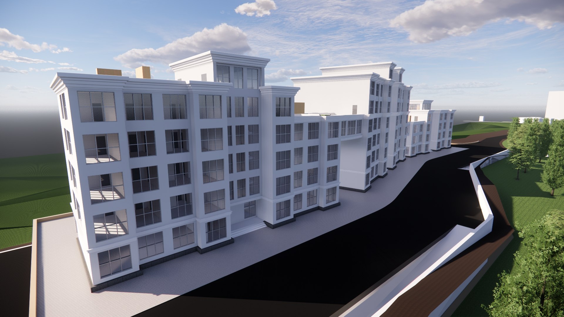 Residential Complex 3D Model - TurboSquid 2306381