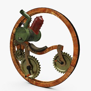 Steampunk monocycle