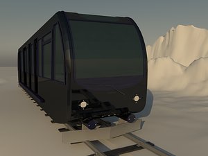 3D train travel model