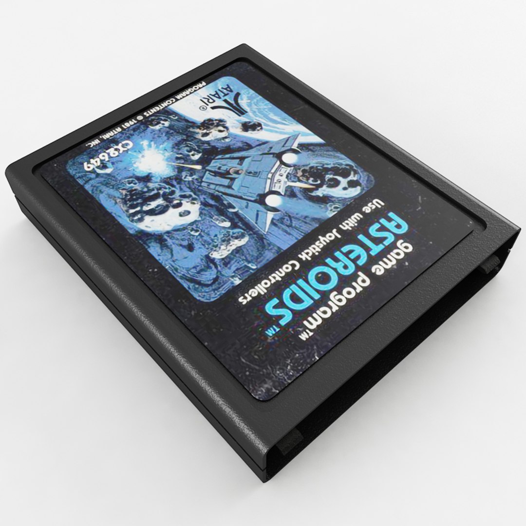 Atari Cartridge 3D Model - TurboSquid 1482773