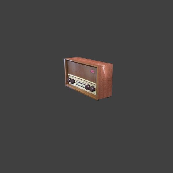 Old radio 3D - TurboSquid 1564957