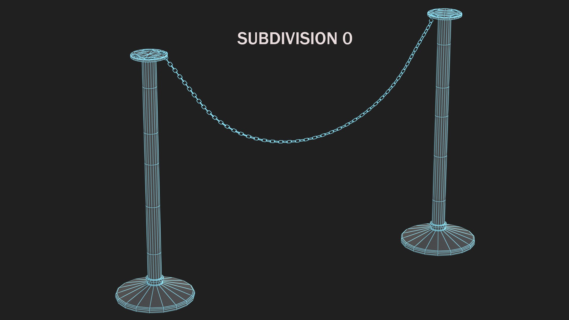 3D Crowd Control Stanchion with Chain model https://p.turbosquid.com/ts-thumb/Cl/yx8Yas/0M/wireframe1/png/1776099260/1920x1080/fit_q87/5963f94c063111130c66d810566ee034243b9eff/wireframe1.jpg