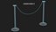 Crowd Control Stanchion with Chain