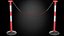 Crowd Control Stanchion with Chain