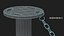 Crowd Control Stanchion with Chain