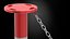 Crowd Control Stanchion with Chain