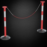 Crowd Control Stanchion with Chain