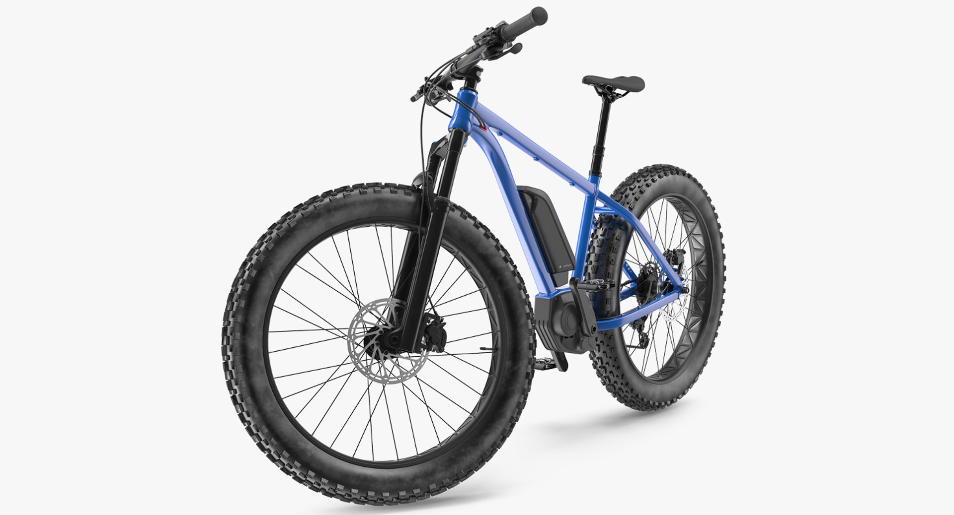 Electric Trail Bike Generic Rigged 3D Model 3D model preview