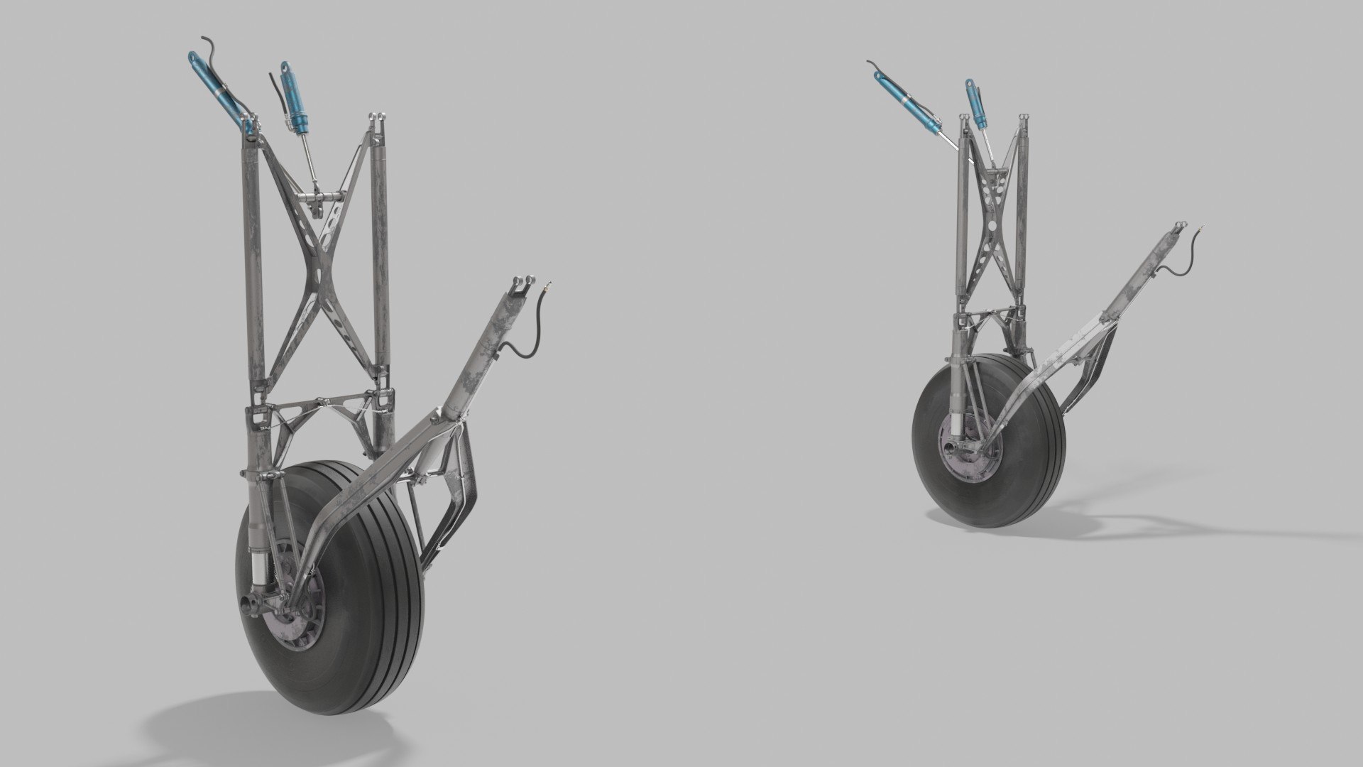 Douglas DC-3 Main Landing Gear and Weathered Propeller - Detailed 3D Model Collection 3D model https://p.turbosquid.com/ts-thumb/Cm/5fr8PM/xe/dc3mlg_3/jpg/1780593369/1920x1080/fit_q87/2bf2cb521b9545c4372f2eed6a953998fd16c65d/dc3mlg_3.jpg