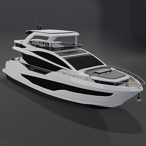 Pearl 72 Luxury Motor Yacht 3D 3D