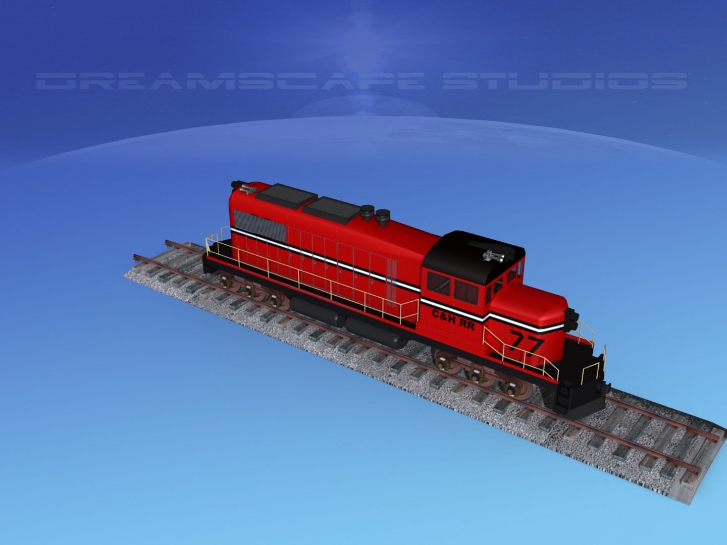 3D Model Diesel Train Locomotive - TurboSquid 1320825