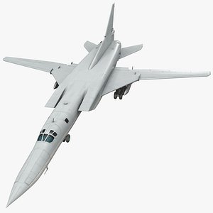 russian strategic bomber tu 3d model