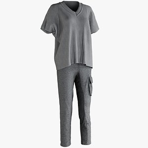 Women's Sport Pants with TShirt
