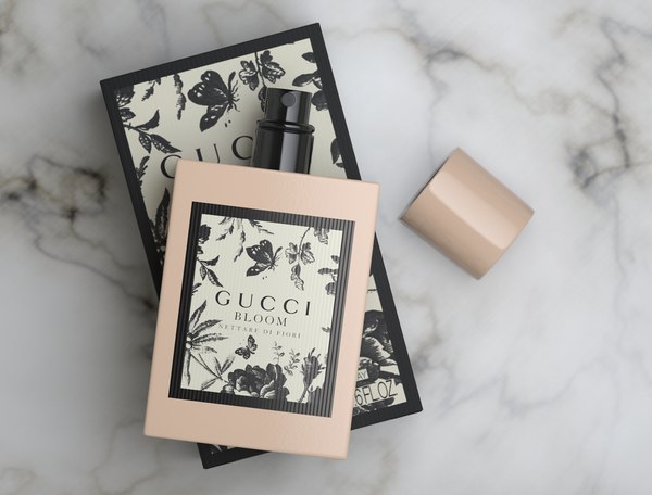 3D Gucci Bloom Nettare Di Fiori Perfume With Box - TurboSquid 1742408