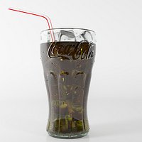 Coca Cola Soda Glass