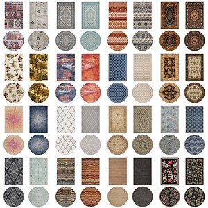 3D 16 in 1 Rug Collection No 18