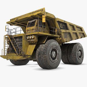 3D dump truck model