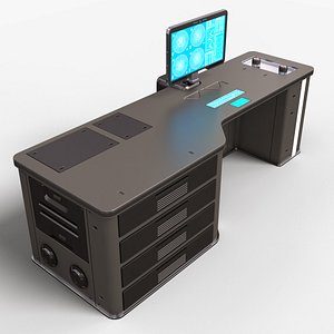 sci fi lab table 3D