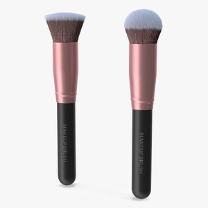 Round and Face Flat Brush Fur