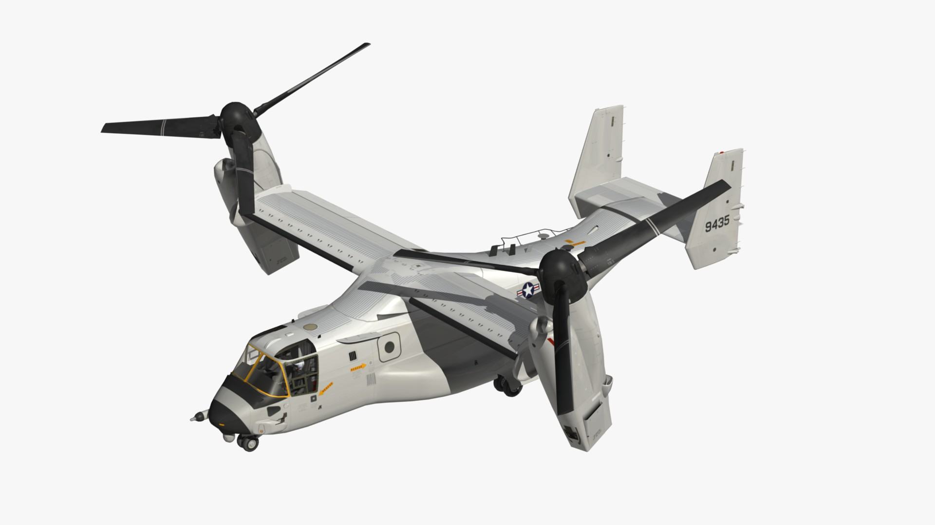 3D CMV22 Osprey model - TurboSquid 1750423