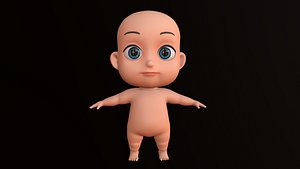 Asset - Cartoons - Base - Baby - Boy - Rig