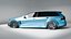 Widebody Wagon  High Poly Concept Car 3D Model