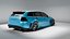 Widebody Wagon  High Poly Concept Car 3D Model