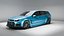 Widebody Wagon  High Poly Concept Car 3D Model