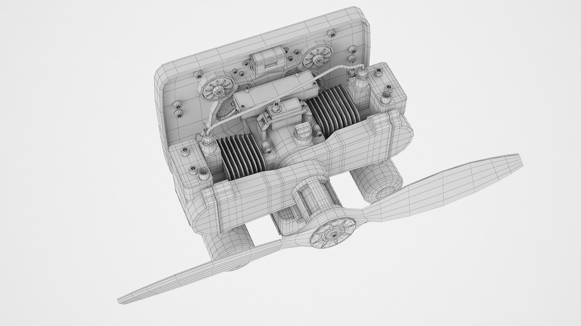 3D Model Large Commercial Drone Engine 01 - TurboSquid 2393229