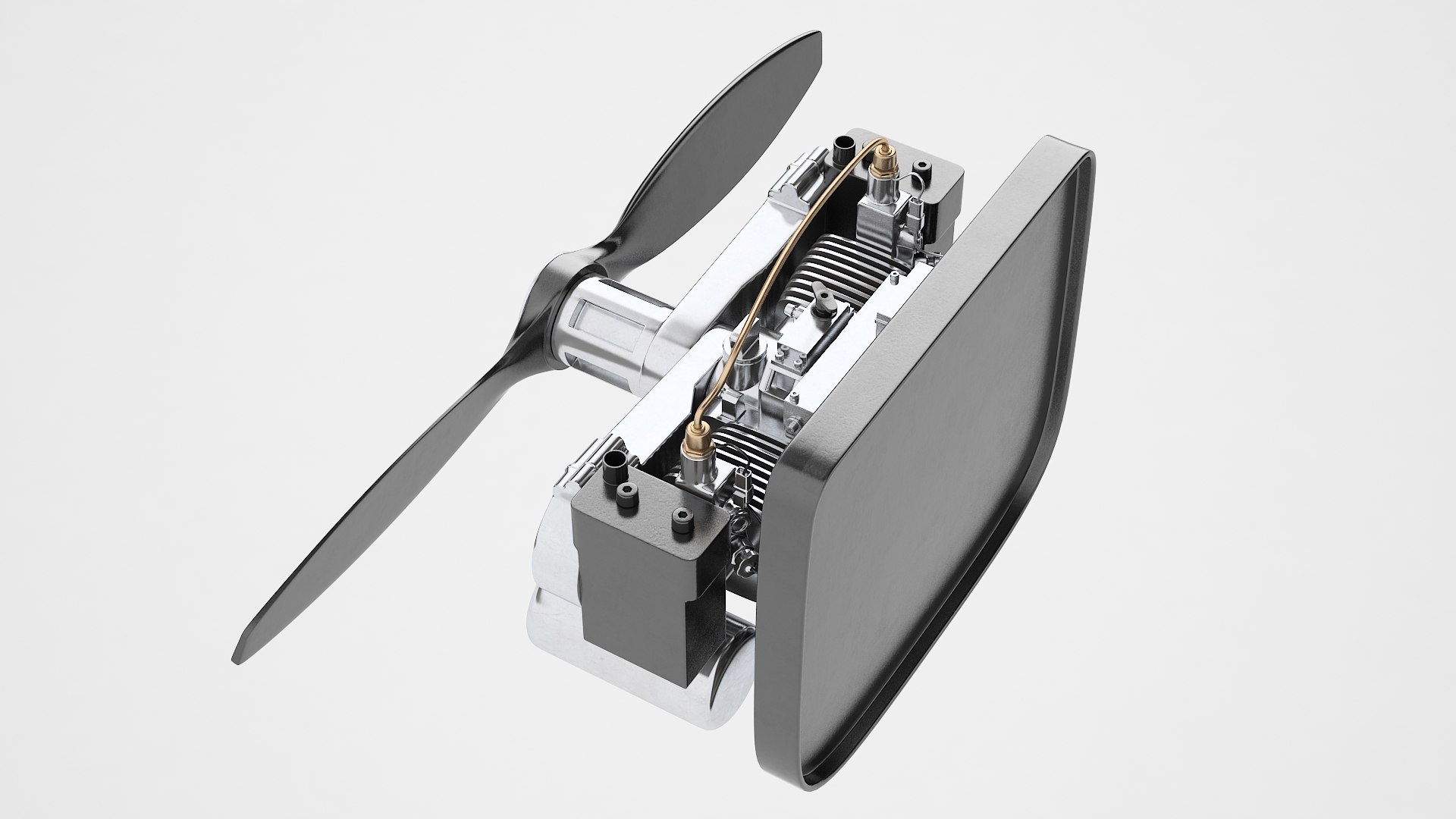 3D Model Large Commercial Drone Engine 01 - TurboSquid 2393229