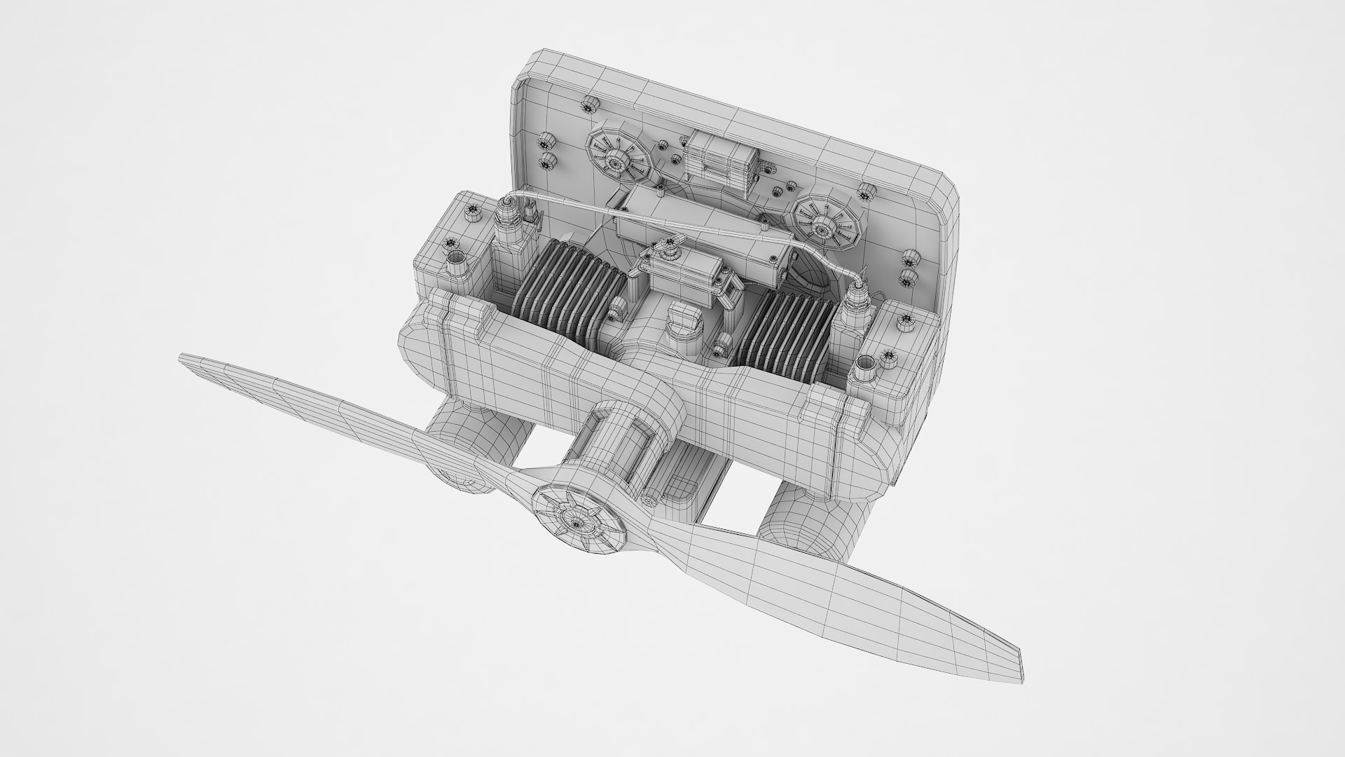 3D Model Large Commercial Drone Engine 01 - TurboSquid 2393229