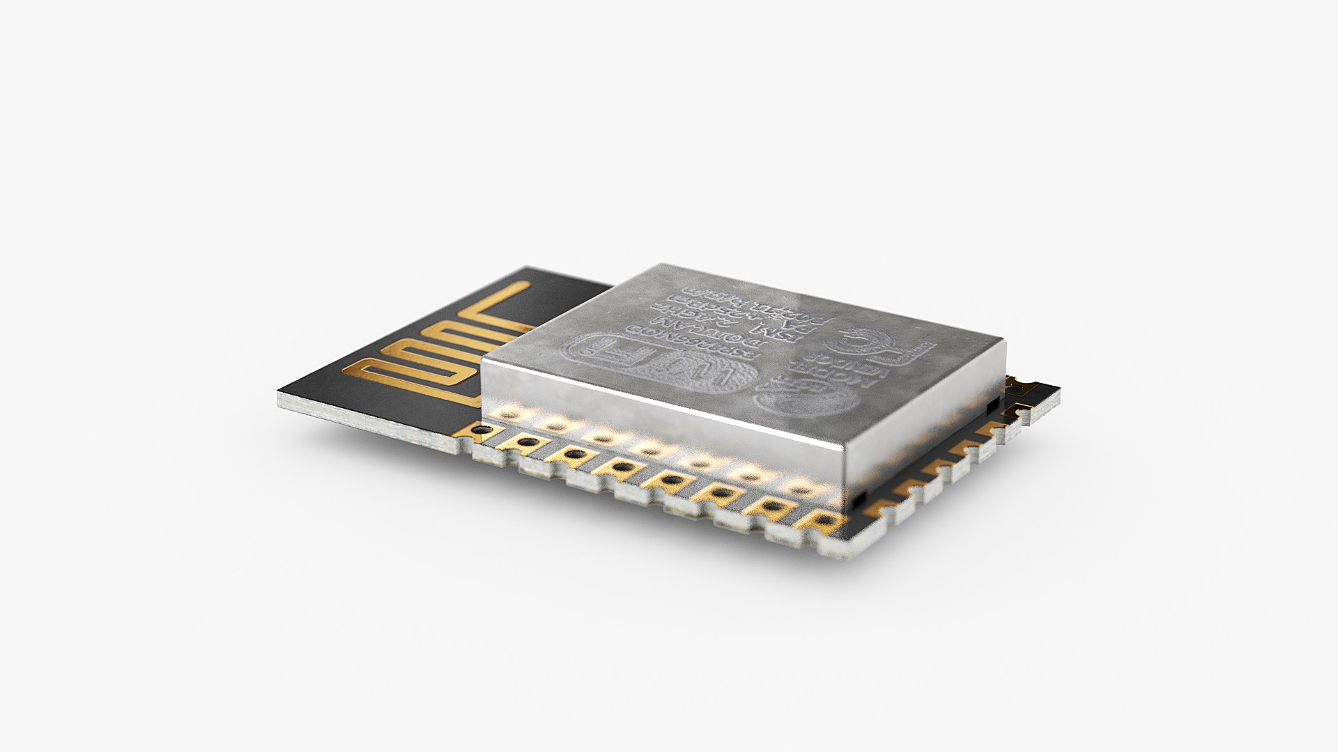 3D Esp12 Microcontroller Electronics Model - TurboSquid 1621365