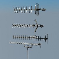 TV aerials collection Yagi