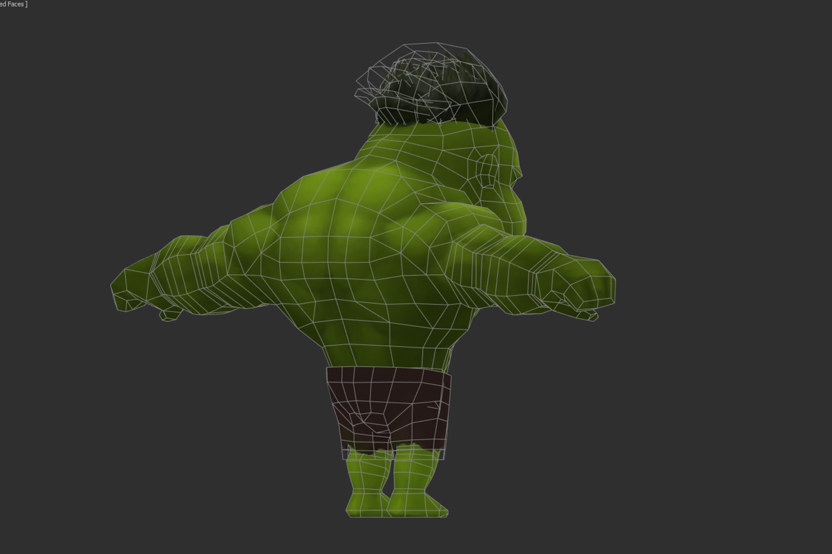3D model Hulk 1 Hand-Painted Low-Poly 3D Game Assets - TurboSquid 2095291